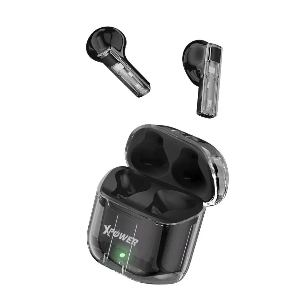 XPower BSE10 True Wireless Bluetooth Earbuds - Black - Tashqila XPower BSE10 True Wireless Bluetooth Earbuds - Black - Tashqila